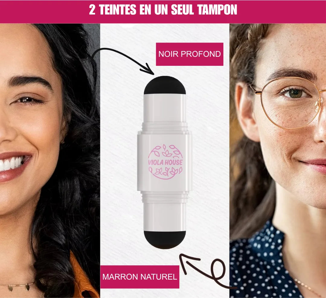 Kit Sourcils Parfaits — Tampon Waterproof 2-en-1
